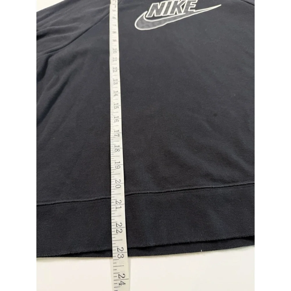 Nike Club Fleece Hoodie Sweatshirt Mens S Pullover Black Leopard Print